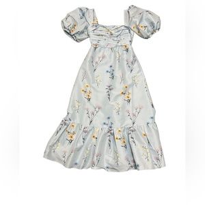 Self Portrait Watercolor Dress